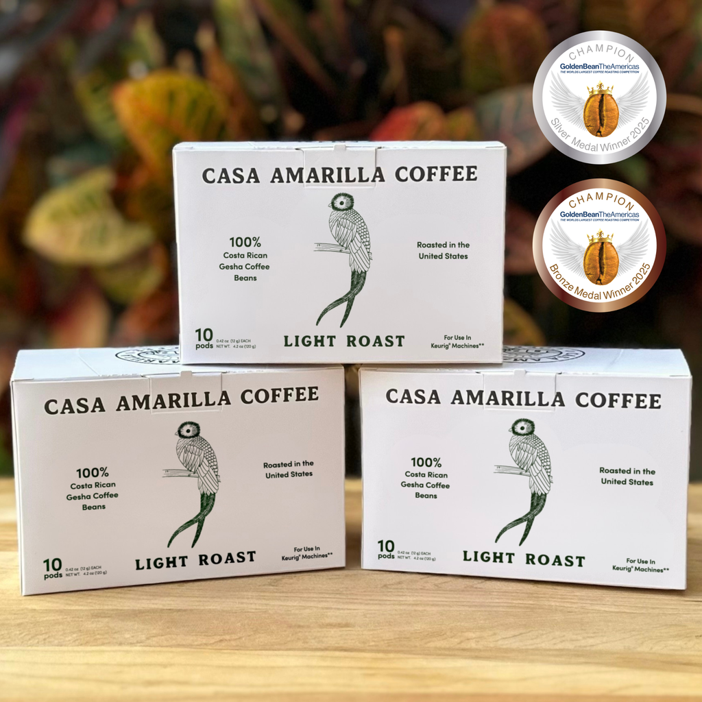 Quetzal Blend - Light Roast 10-Pod Box – Casa Amarilla Coffee