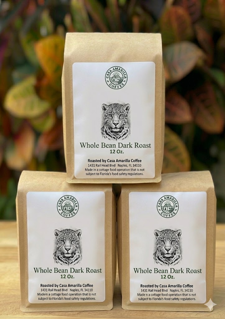 Jaguar Blend - Whole Bean Dark Roasted Coffee 12 oz